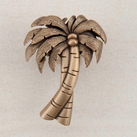 Acorn Mfg Artisan Collection Palm Tree Knob, Museum Gold DQ1GP